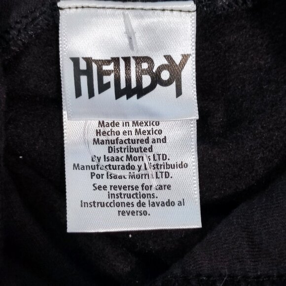 Hellboy hoodie boys size S black with graphic design loose fit pull over - Picture 4 of 7